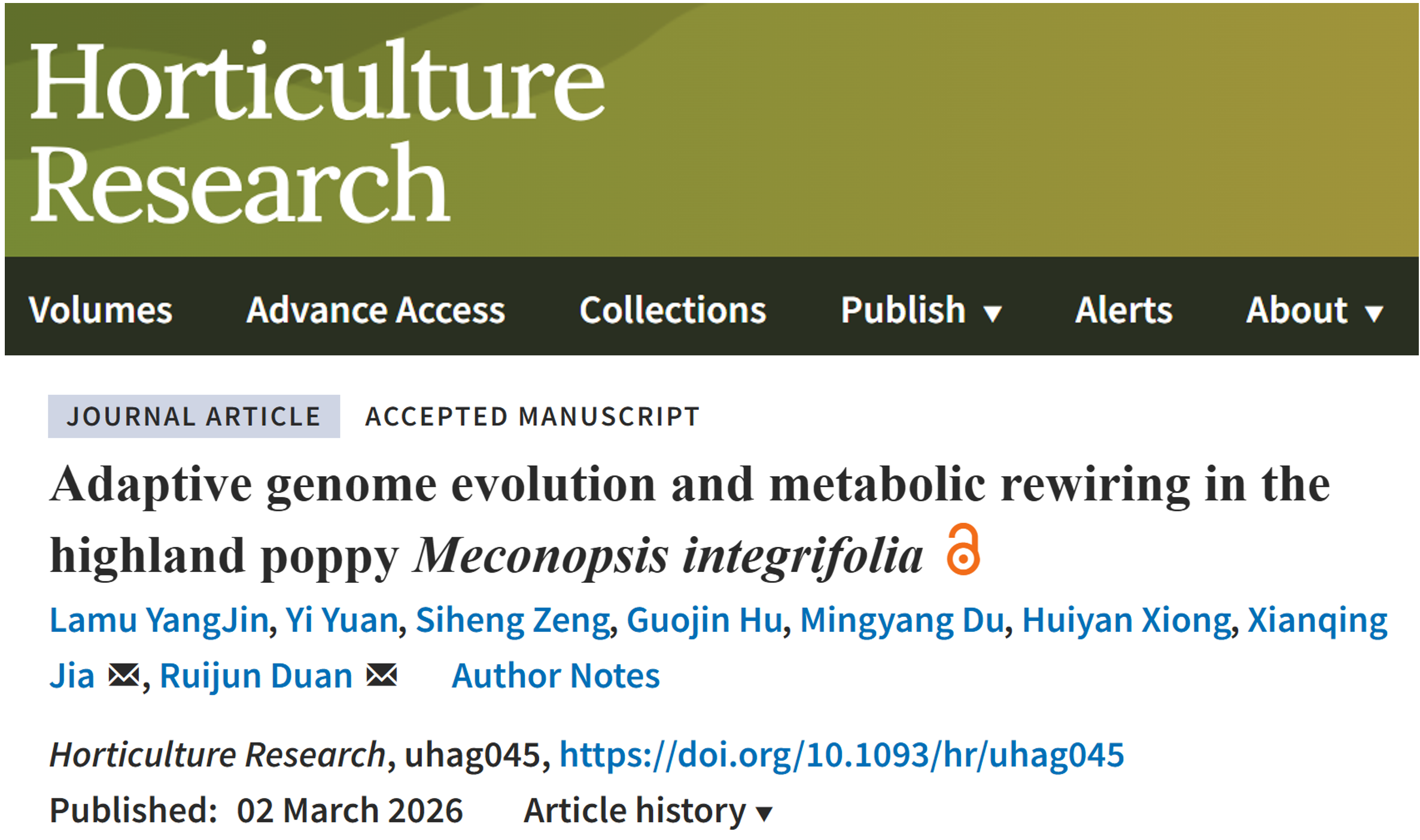 Congrats to Yi and others!